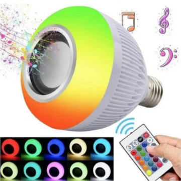 Luminova Lâmpada Musical RGB com Bluetooth