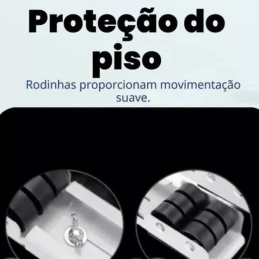KIT SUPORTES COM RODAS