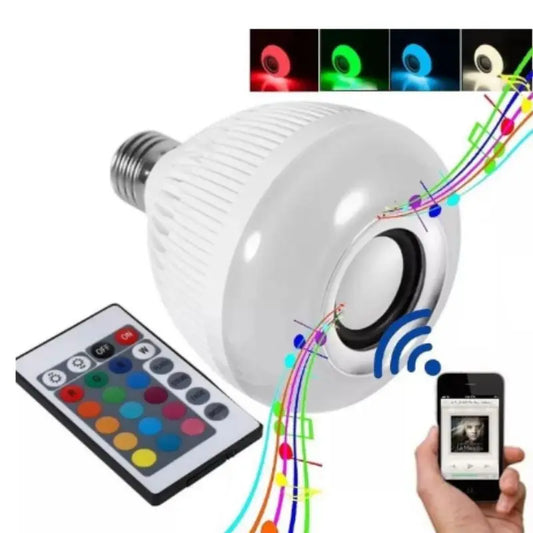 Luminova Lâmpada Musical RGB com Bluetooth