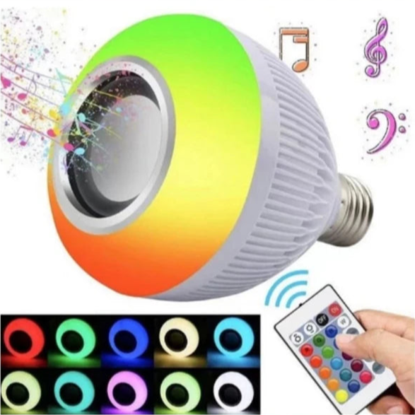 Luminova Lâmpada Musical RGB com Bluetooth