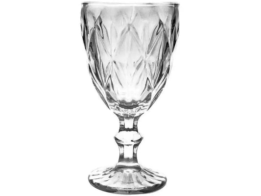 Conjunto Taça Diamante de vidro 330ml